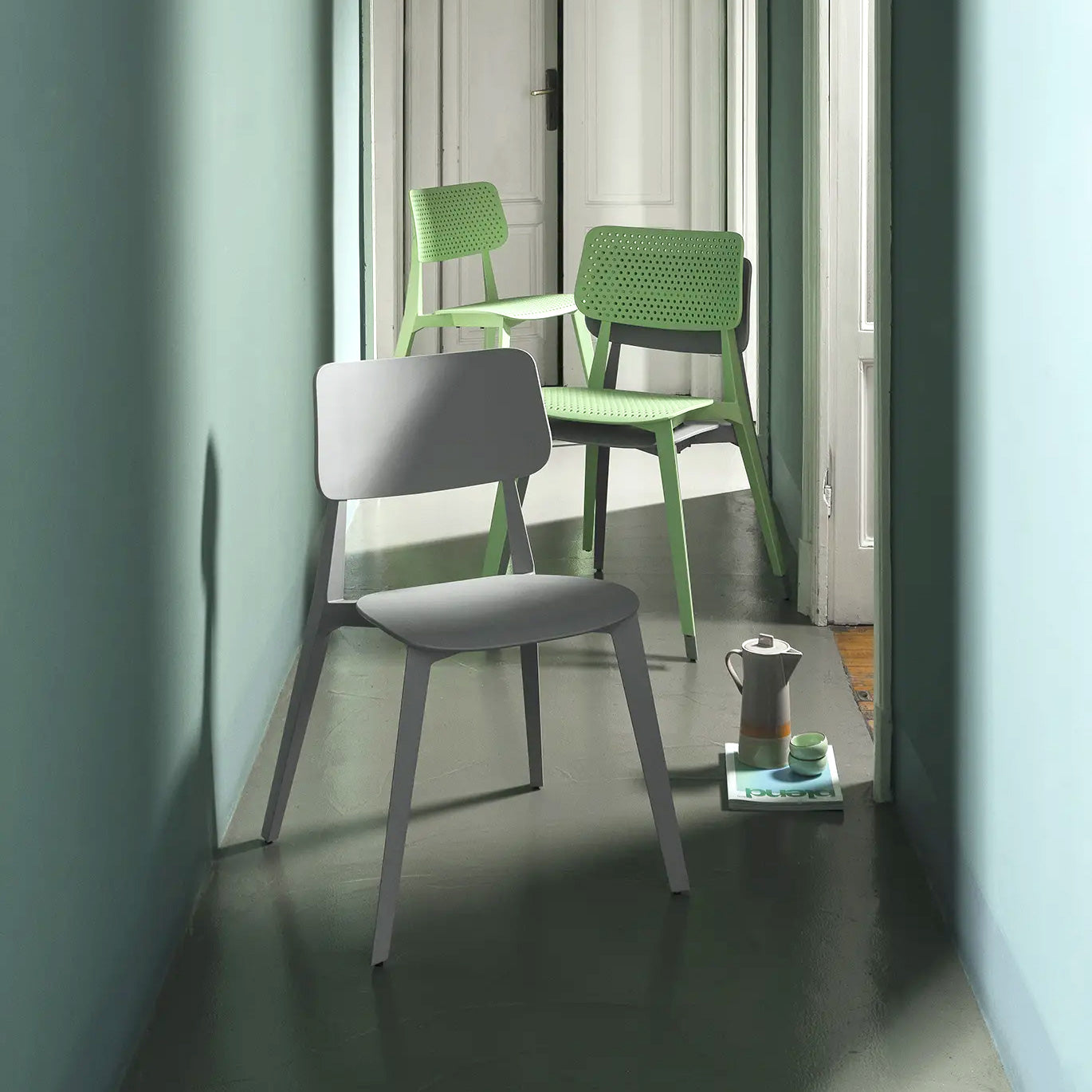 Silla Stellar Gris Claro